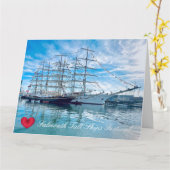 Carte FESTIVAL DES GRANDS VOILIERS DE FALMOUTH Cornouail (Fleur jaune)