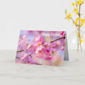 Carte Festival Du Printemps De Sakura Rose Fleur (Fleur jaune)