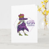 Carte Festival Mardi gras (Fleur jaune)