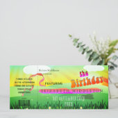 Carte Festival Rustique Anniversaire moderne (Debout devant)