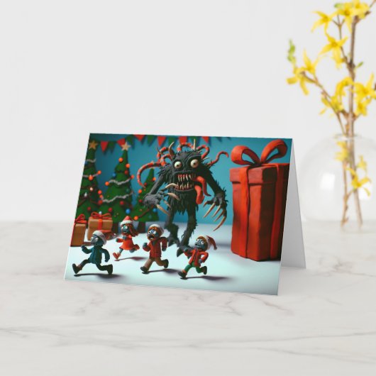 Carte Festive (Fleur jaune)