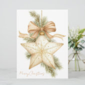 Carte Festive and elegant Christmas Greeting Card (Debout devant)