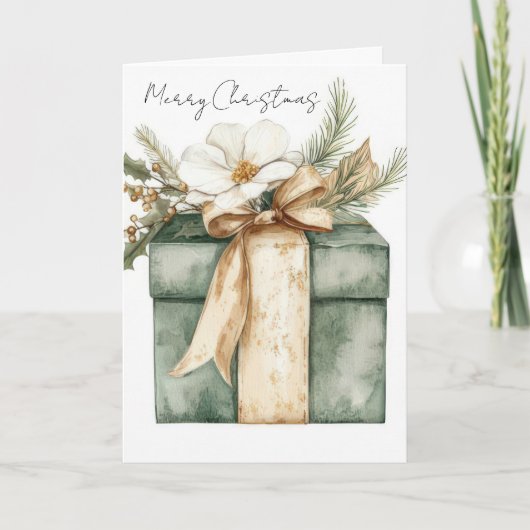 Carte Festive and elegant Christmas Greeting Card (Devant)