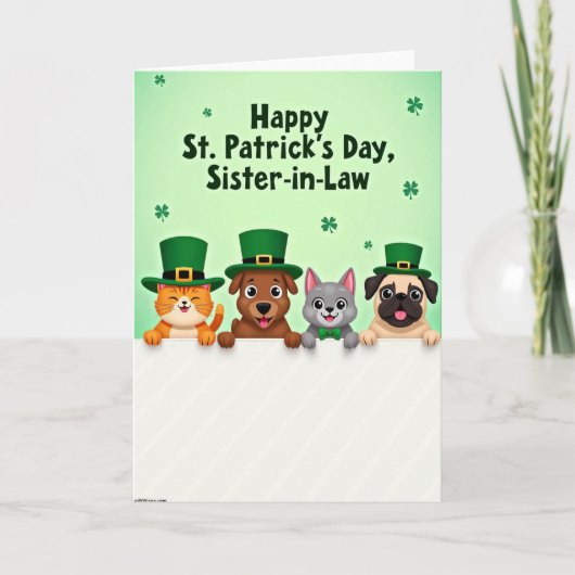 Carte Festive Animal Celebration Card (Devant)