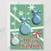 Carte Festive Christmas Tree Holiday Greeting Card (Devant)