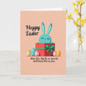 Carte Festive Creature Gift Box Card (Fleur jaune)