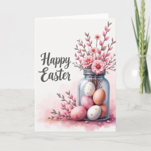 Carte festive de renouveau printanier