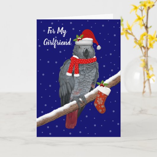 Carte Festive Feathers (Girlfriend) (Fleur jaune)