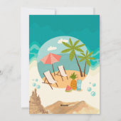 Carte Festive Flat Holiday - Carte de voeux unique (Dos)