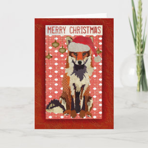 Carte Festive Fox