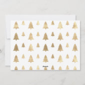 Carte Festive Gold Joy Collage Flat Holiday (Dos)