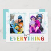 Carte Festive HEUREUSE 2016 (Devant / Derrière)