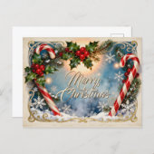 Carte Festive Joyeux Noël avec Shine (Devant / Derrière)