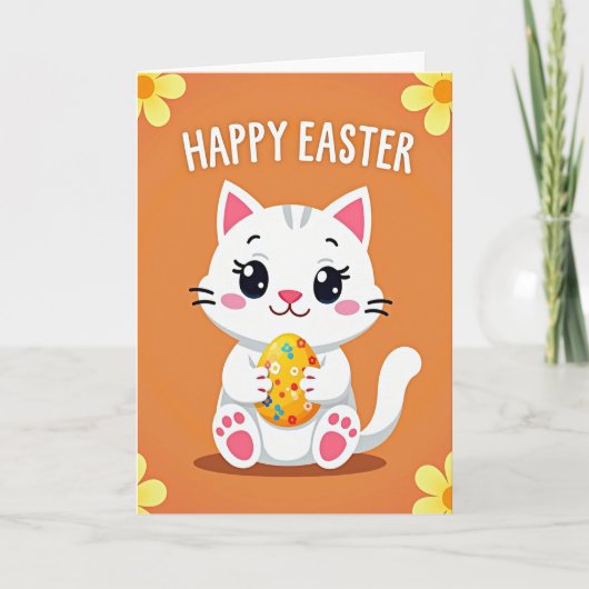 Carte festive Kitty Happy Egg (Devant)