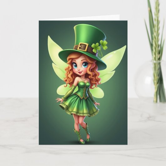 Carte festive Lucky Sprite (Devant)