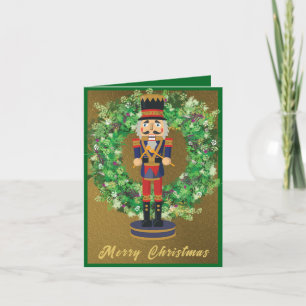 Carte Festive Nutcracker Holiday