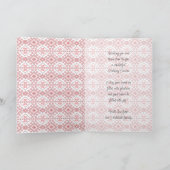 Carte Festive Rouge Noir Classique Nordique Fair Isle Mo (Intérieur)