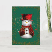 Carte Festive Snowman Sparkle Christmas  (Devant)