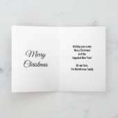 Carte Festive Snowman Sparkle Christmas  (Intérieur)