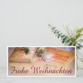 Carte Festliche Geschenke als Weihnachtsmotiv (Debout devant)
