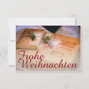 Carte Festliche Geschenke als Weihnachtsmotiv