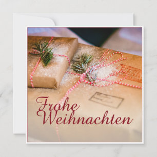 Carte Festliche Geschenke als Weihnachtsmotiv
