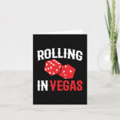 Carte Fête à Vegas Rouler à Vegas Las Vegas (Devant)