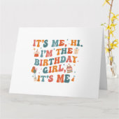 Carte Fête Anniversaire Unique C'Est Moi Bonjour Im L'An (Fleur jaune)