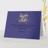 Carte Fête brillante et joyeuse (Fleur jaune)