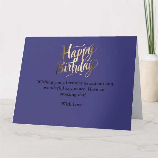 Carte Fête brillante et joyeuse (Devant)