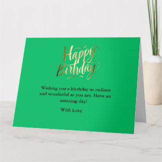 Carte Fête brillante et joyeuse