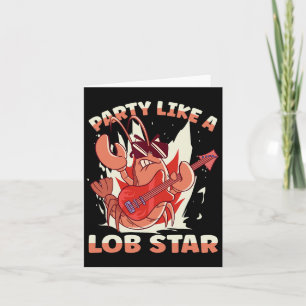 Carte Fête Comme Un Homard Étoile De Lob