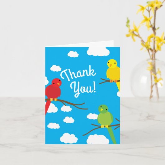 Carte Fête d'anniversaire (Fleur jaune)