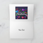 Carte Fête d'anniversaire (Intérieur)