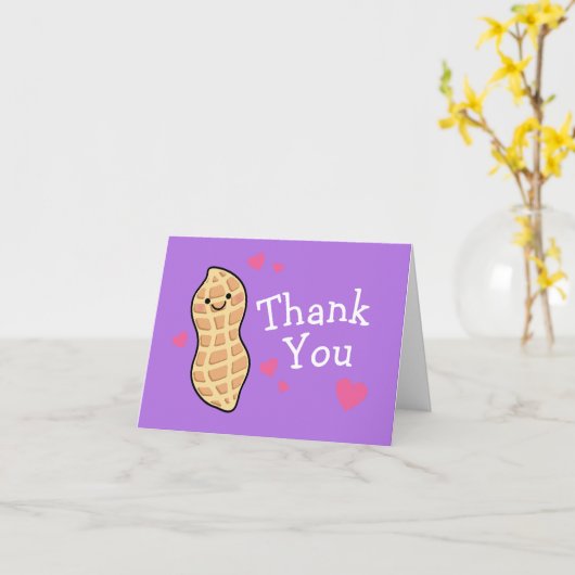 Carte Fête d'anniversaire arachide Mignonne BD enfantine (Fleur jaune)