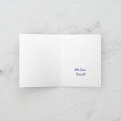 Carte Fête d'anniversaire arc-en-ciel Tie Dye Enfants Mi (Intérieur)