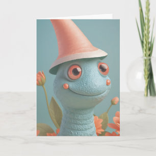 Carte Fête d'anniversaire au jardin
