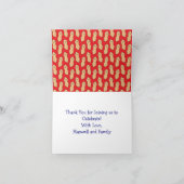 Carte Fête d'anniversaire de cacahuètes Enfants mignonne (Intérieur)