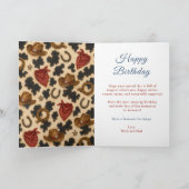 Carte Fête d'anniversaire de cow-boy (Intérieur)