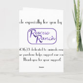 Carte Fête d'anniversaire de dauphin (Dos)