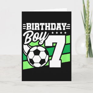 Carte Fête d'anniversaire de football pour enfants - Gar