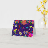 Carte Fête d'anniversaire de la fête Cinco De Mayo (Fleur jaune)