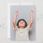 Carte Fête d'anniversaire de la photo en étoile (Dos)