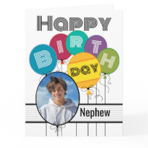 Fête d'anniversaire de neveu Typographie Ballons
