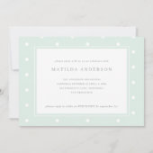 Carte Fête d'anniversaire de petite fille d'éléphant aqu (Dos)