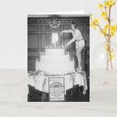 Carte Fête d'anniversaire de vaudeville : 1926 (Fleur jaune)