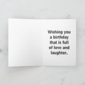 Carte Fête d'anniversaire de Woodland (Intérieur)