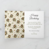 Carte Fête d'anniversaire des 12 ans de Wild Leopard (Intérieur)