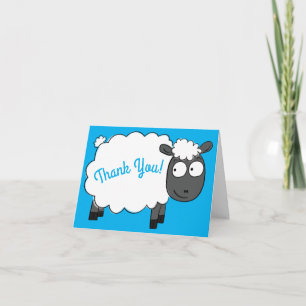 Carte Fête d'anniversaire des moutons
