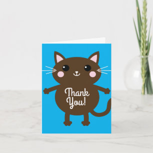 Carte Fête d'anniversaire du chat